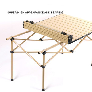 Banco de escritorio plegable portátil para acampar, mesa de comedor para fiesta, Picnic al aire libre, conjunto de silla - Product Image 6