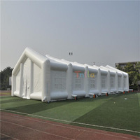 Grande tente blanche portable, tente de mariage gonflable, maison de fête gonflable, événementiel