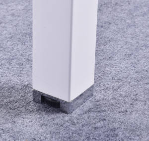 फैक्टरी थोक फर्नीचर कार्यालय धातु डेस्क वर्ग पैर यू आकार स्टील बेंच पैर के लिए कार्यालय डेस्क - Product Image 2