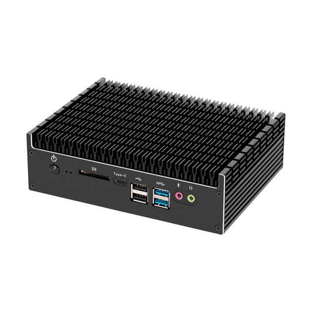 Mini Desktop Computer Intel Gaming Pc Core I7 2xGigatbit Ethernet All in One Industrial Pc Fanless Pc Mini Computer
