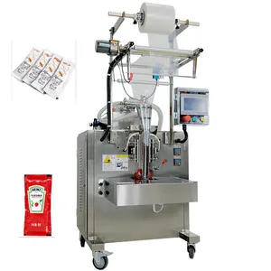 Hot New Filling Vertical Tomato Sauce Material Honey Sachet Automatic Shampoo Sachet Bag Packing Machine