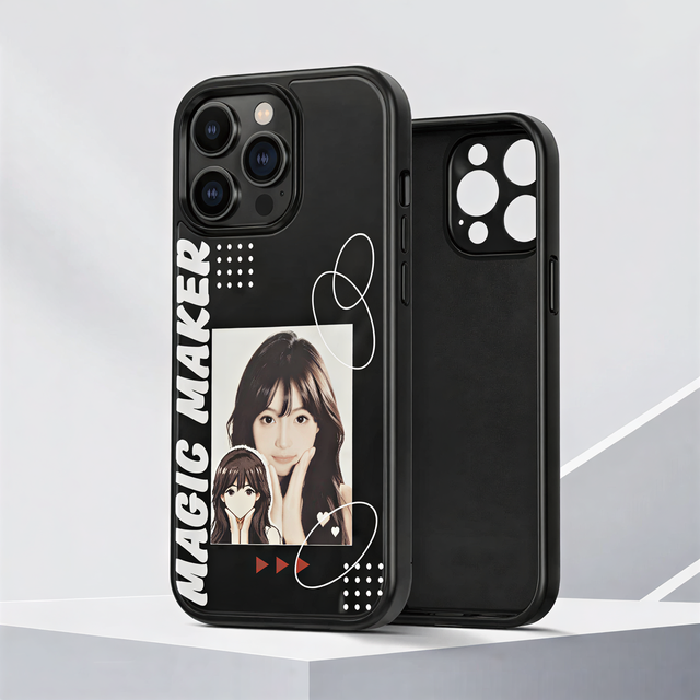 Phone case with Picture Nfc DIY E Ink Screen Display Phone case for IPhone 16 NFC at Pattern IPhone 15/15pro Max