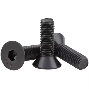 M3 M4 M5 M6 M8 M10 Black Zinc Plated Stainless Steel Machine <b>Screws</b> Black Hex Bolt Hex <b>Socket</b> Countersunk Head <b>Screws</b> - Product Image 6