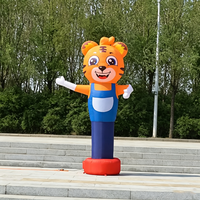 Costume de mascotte gonflable Longgang Panda en tissu Oxford, durable et résistant à l'eau, pour la publicité des magasins de meubles