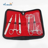 Kit d'entraînement à la suture chirurgicale, kit de pratique de suture cutanée en PVC haute fidélité pour étudiants en médecine, simulateur de compétences chirurgicales cliniques