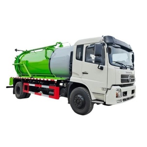 รถดูดสิ่งปฏิกูลแบบสุญญากาศ Dongfeng 4x2 ขนาด 10-15 ลูกบาศก์เมตร สำหรับทำความสะอาดท่อระบายน้ำและดูดสิ่งปฏิกูล - Product Image 3