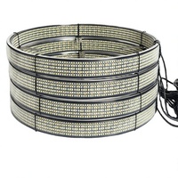 Feux LED pour jantes de 15'' 17'' 20'' Blanc Pur 10 rangées 12V 252W Super Lumineux Kingshowstar ATV Universel