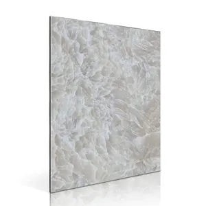 Pelapis dinding panel komposit aluminium pola marmer panel komposit aluminium merah