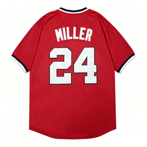 Jersey Baseball Jahitan Gaya Vintage Pria 7 Kenny Lofton 9 Carlos Baerga 19 Bob Feller 24 Andrew Miller 29 Travis Fryman S-3XL - Product Image 5