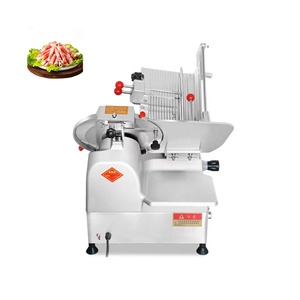 Trancheuse à viande commerciale automatique avec lames haute performance et dispositifs de sécurité, machine à découper la viande - Product Image 5