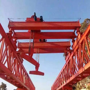מנוף הרמה ובנייה של קורות גשר רכבת במשקל 100 טון, עם בקרת PLC ומנוע - Product Image 4