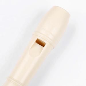 Gran oferta, grabadora de <span class=keywords><strong>flauta</strong></span> ABS de 6/8 agujeros para niños y estudiantes, armónica para principiantes con varilla de limpieza, bolsa Beige - Product Image 3