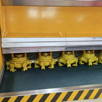 Machine de polissage de pierre multi-têtes entièrement automatique pour le traitement continu des surfaces de dalles de granit et de marbre