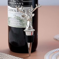 Bouchon de bouteille animal élégant réutilisable bouchon scellant accessoires de vin bouchon de bouteille de vin multicolore
