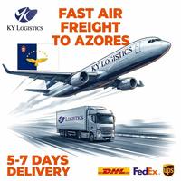 Agent de transit et de logistique spécialisé pour les Azores – Service express aérien et maritime de la Chine aux Azores, porte-à-porte, le meilleur