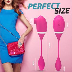 Jouet sexuel rose suceur clitoridien, stimulateur vibrant pour femmes, jouets sexuels pour adultes avec 10 modes pour le plaisir de la femme - Product Image 4