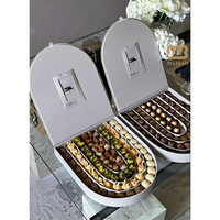Carton rigide haut de gamme Dessert sucré Bonbons Truffes Giveaway Cadeau Date Boîte Logo personnalisé Boîte d'emballage de chocolat en papier de luxe