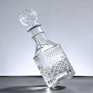 Custom 50ml 100ml 250ml Extra White Flint Engraving <strong>Small</strong> Spirit Whisky Wine <strong>Bottle</strong> Decanter - Product Image 2