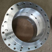 Bride à col de soudure en acier au carbone ASTM A105 ASME B16.5 Classe 150-2500 RF forgée et polie, marque ST, pour pipeline pétrolier et gazier