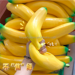 Jumbo Kawaii Soft Giant Fruit Squishies Banana-Style Squeeze Toys for Stress Relief Slow Rising TPR Squishies Fidget Toys - Product Image 2