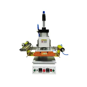 A4 20X30cm Semi-automatic pneumatic professional golden leather logo embossed foil hot stamping machine