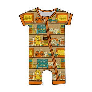 <span class=keywords><strong>Rugrats</strong></span> Filles Manches Courtes Bébé Zippy Pyjamas pour Printemps Offre Spéciale Motif Animal Fermeture Éclair - Product Image 5