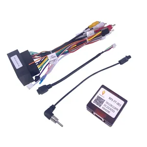 Adaptador de arnés de cableado de coche suave Simple, caja Canbus para FIAT 2015-2020, Cable de alimentación de Radio Android