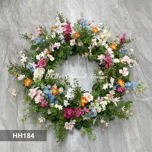 DKB Wholesale Artificial Flower Arrangements Handmade Silk Mixed Flower Centerpiece Wedding Mother's Day Table Decoration - Product Image 2
