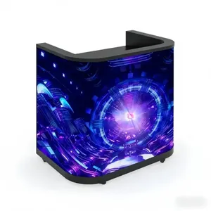 Pantalla LED Curva Portátil para Cabina, con Pantalla LED para Actuaciones en Escenario, Eventos Musicales, Conciertos - Product Image 1