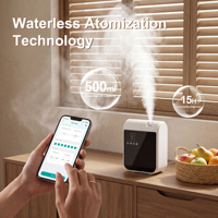 Diffuseur d'arômes intelligent avec contrôle par application, capacité de 200 ml, montage mural, utilisation commerciale, machine de pulvérisation automatique de parfum
