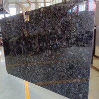 Granit bleu Lemurien, bleu Volga, Ukraine, arctique, moderne, durable, poli, grande dalle, carrelage, plan de travail, escaliers, villa, prix