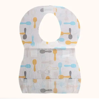 Tablier en papier imperméable non tissé Bavoir dentaire jetable