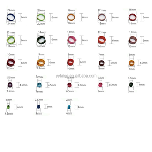 Blauwe Kleur 8Mm 9Mm Vogel Been Band Duif Aluminium Ring - Product Image 1