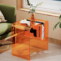Moderner Luxuriöser Langlebiger Acryl-Couchtisch für Wohnzimmer Heimdekoration Apartment
