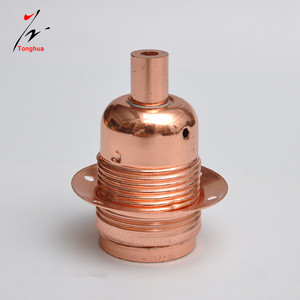 Đui đèn sắt treo trang trí hình tròn kiểu cổ điển Tonghua E26 E27, bóng đèn LED dùng cho lễ hội - Product Image 3