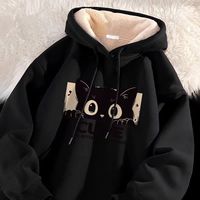 Sweat à capuche en velours côtelé uni pour homme, doublé polaire, extra-épais, style nord-est, veste chaude ultra-épaisse pour lycéen 12