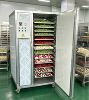 Séchoir industriel automatique haute capacité à air chaud pour charbon de chicha, champignons, épices, raisins et figues