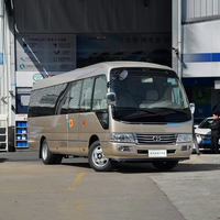 Meilleurs Toyota Coaster Hiace Mini Bus Électrique d'Occasion 2017-2019, 15 et 30 Places, Transporteur BUS Coaster