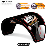 Tente gonflable pour événements sportifs CATC |   Abri d'entrée promotionnel extérieur imperméable et personnalisable pour baseball et softball