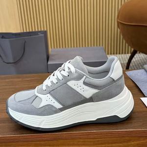 Zapatos Deportivos Casuales de Moda para Hombre, Versátiles, Modernos, de Cuero Genuino, Cómodos, Ligeros, con Cordones, Transpirables, de Punta Cerrada, para Todas las Temporadas - Product Image 6