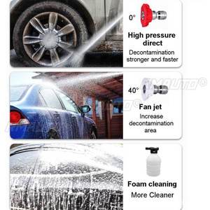 45Bar 240W Cordless <b>Car</b> <b>Washer</b> High Pressure Cleaner Washing Machine Sprayer Gun Portable High Pressure <b>Washers</b> for Makit - Product Image 5
