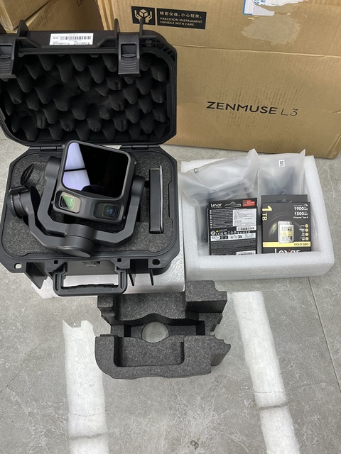 Zenmuse L3 Long-Range LiDAR+Dual 100MP RGB Camera Payload for Global Version M400 UAV High Accuracy High Efficiency 3D Mapping