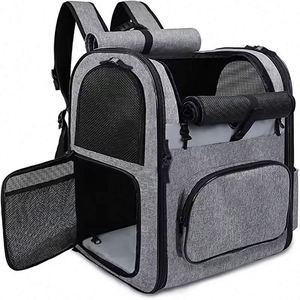 Free Sample Breathable Airline Approved Spacious Waterproof Transparent Bag Bubble Mesh Pet Carrier <b>Backpack</b> for <b>cats</b> and dogs - Product Image 1