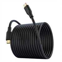 Kabel USB Type-C 5M PD 100W Pengisian Cepat dengan Selubung PVC untuk Perangkat