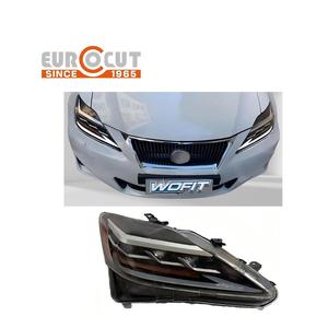 Gruppo Faro Anteriore Modificato WOFIT di Fabbrica per TOYOTA Lexus 2006-2012 IS250/IS350/IS F/IS300 Lampada Frontale a Tre Lenti - Product Image 1