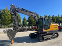 Excavatrice sur chenilles de 13 tonnes, pelle lourde, moteur Cummins, hydraulique haute efficacité, usine Jiahe, Shandong, CE, attache rapide