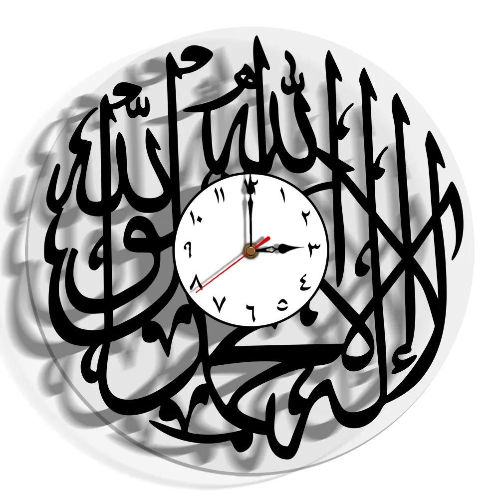 2021 Новые популярные Арабские настенные часы 12 дюймов мусульманские настенные часы домашний декор Azan специальные настенные часы