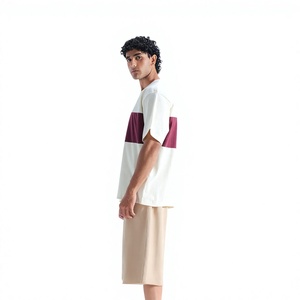 เสื้อยืดโอเวอร์ไซส์ผู้ชาย ผ้าฝ้าย 100% คอกลม แขนสั้น แห้งเร็ว ผ้า 320 กรัม สวมใส่สบายๆ - Product Image 3
