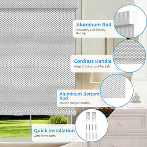 Stores occultants sur mesure OEM ODM, occultation totale, isolation thermique, tissu tissé, protection UV - Product Image 4