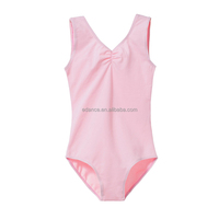 Body rose pas cher pour enfant en bas âge débardeur de danse personnalisé justaucorps gymnastique filles Ballet Costume